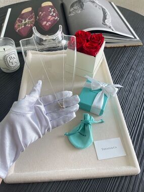 Tiffany & Co. Paloma Picasso Loving Heart Pendant Silver Pink Sapphire $575